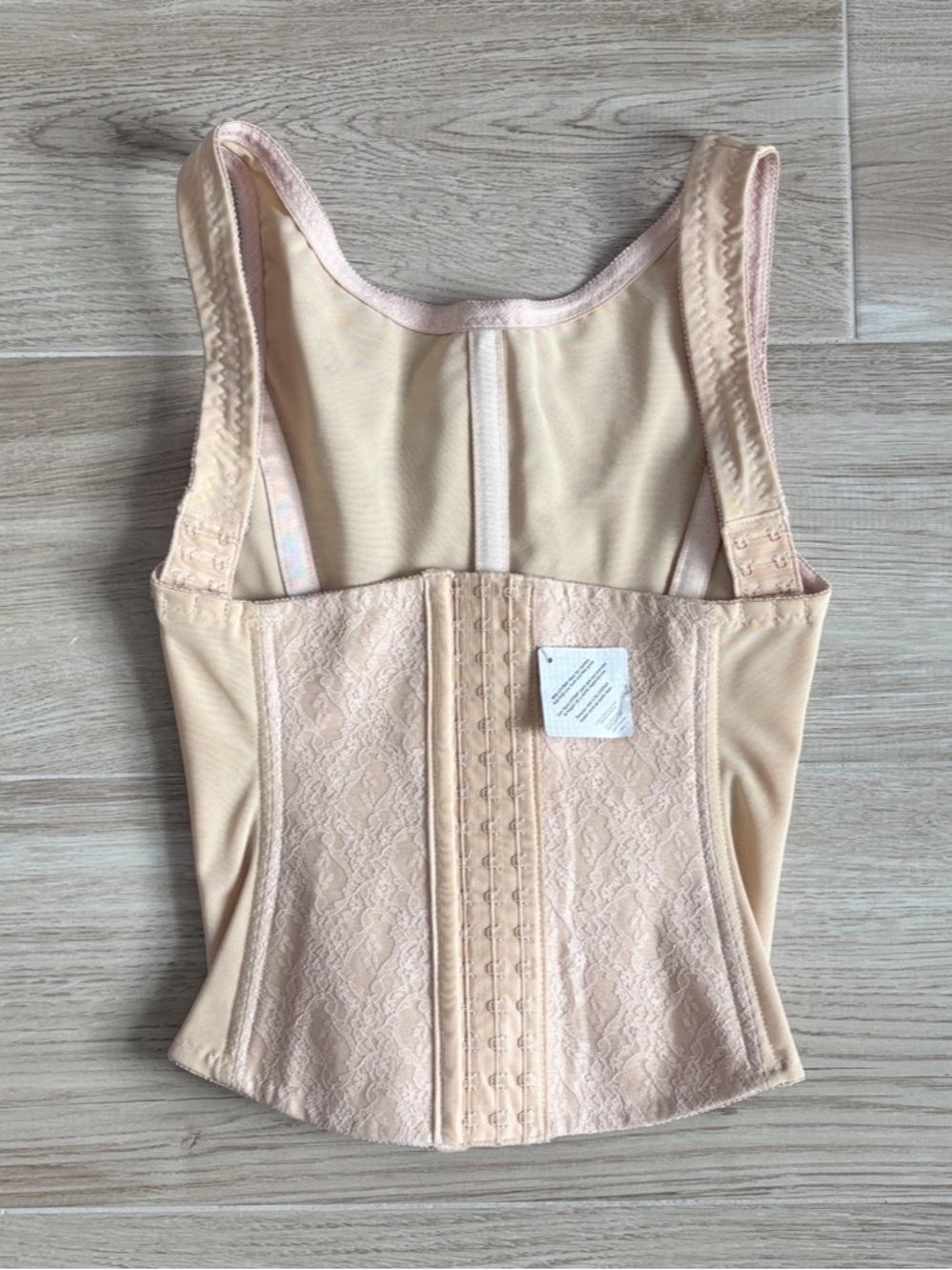 NWT Ardyss Corselette Deluxe Beige Nude Size 36